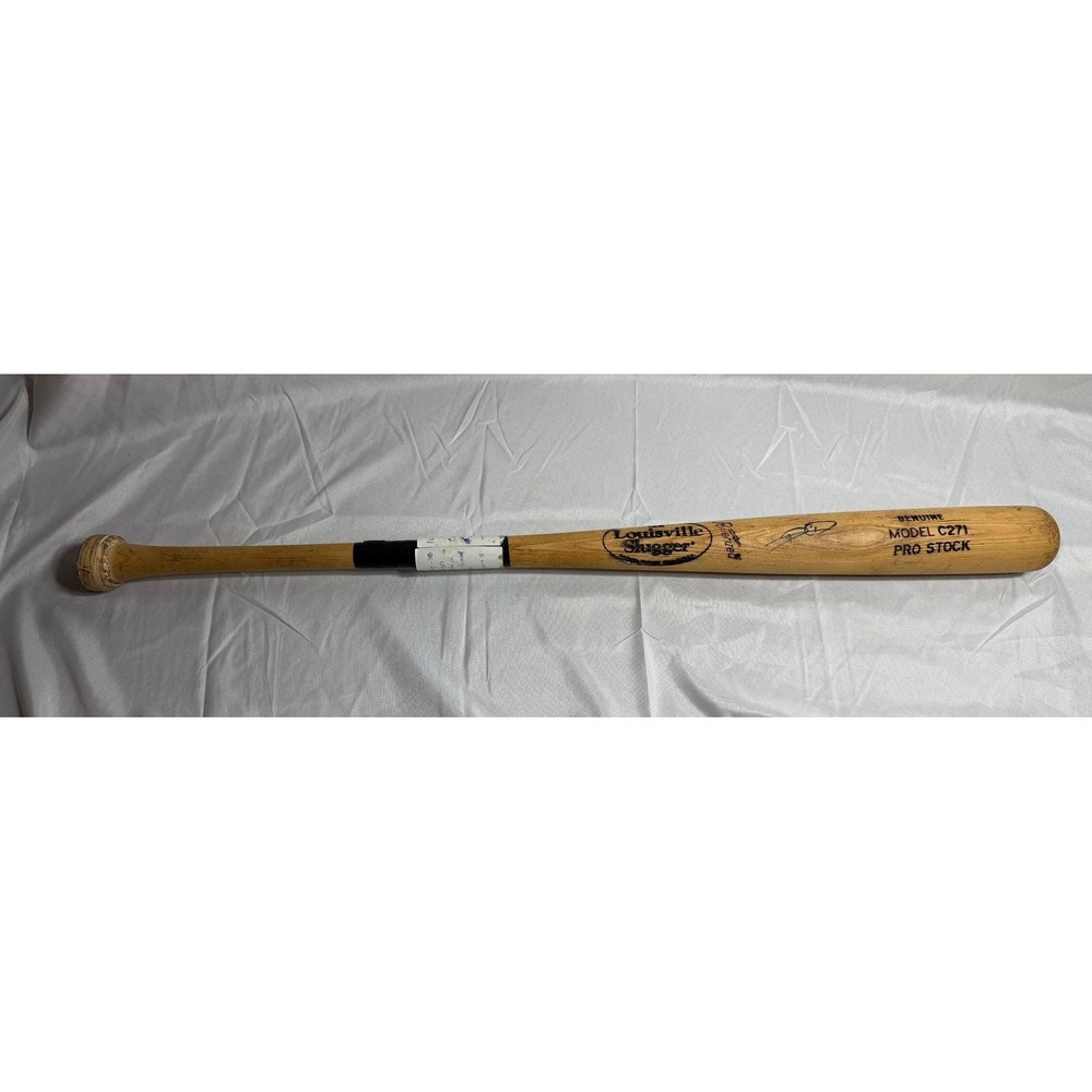 Louisville Slugger C271 Pro Stock Bat Signed Devin Day Arkansas Travelers 34in